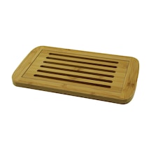Izgaralı - Hazneli Ahşap Bambu Kesim Panosu 21x36cm 5570 Çok Renkli