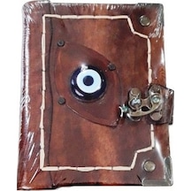 El Yapımı Deri Defter 12 x 17 CM 150 Yaprak N11.1152