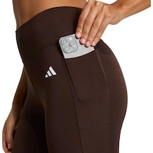 Adidas Optime Essentials Cepli Kadın Kahverengi Tayt
