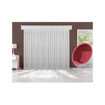 Keten Etekleri Kurşunlu 1-2,5 Normal Pileli 175 X 200 Cm Tül Perde Kırık Beyaz
