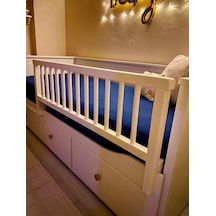 Ata-mer Wood Products 125x50 Beyaz Hemnes Divan Bariyer, Trabzan, Korkuluk