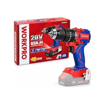 Workpro Wp390016 20volt 65nm. Kömürsüz Profesyonel Şarjlı Darbeli Matkap Akü Dahil Değildir