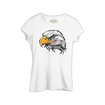 Hayvan - Vahşi Kartal Beyaz Kadın Tshirt 001