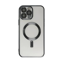 Apple Uyumlu iPhone 14 Pro Uyumlu Kılıf Kross Magneticsafe Kapak - Siyah