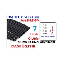 Izoleli Kablo Ucu Soketi Fiş Terminali Daralan Makaron 7 Li Set