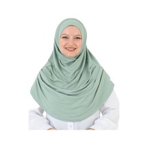 Modish Group Uzun Hazır Giyim Turban Yumuşak Eşarp Islami Giyim Viskon - Açık Yeşil Açık Yeşil