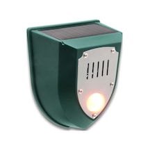 Geeksen Güneş Enerjili Ultrasonik Alarm, 129 Db Sesli Ve Işıklı Uyarı, Ip55 Su Geçirmez, 8 Metre Algılama