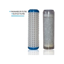 Watermelon Daire Bina Sayaç Girişi 2 Aşama Yedek Filtre Setleri Filtre Seçenek - Yıkanabilir Filtre - Silifoz Filtre