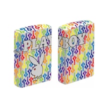 Zippo Glow In The Dark Playboy Dizayn Çakmak Çok Renkli