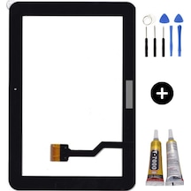 Samsung Galaxy Tab Sm-p7300 Uyumlu Hk Dokunmatik Siyah + Montaj Seti