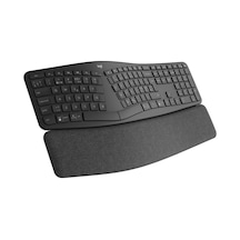 Logitech Ergo K860 - Bölünmüş Tuş Düzenine Sahip Kablosuz Ergonomik Klavye, It Qwerty - Grafit