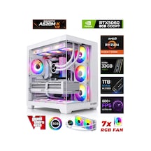 Xaser Sword X60 R7-5700X 32 GB 1 TB NVMe SSD 8 GB RTX5060 Masaüstü Oyuncu Bilgisayarı