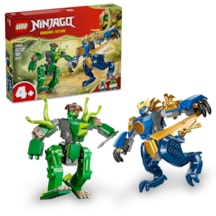 LEGO® NINJAGO® Jay’in Ejderha Robotu Savaşı 71853 - 4 Yaş ve Üzeri Çocuklar için 2 Minifigür İçeren Oyuncak Yapım Seti (107 Parça)