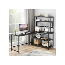 8912 160 Cm Oyuncu Masası Çalışma Masası Bilgisayar Masası Ders Laptop Siyah 120x60