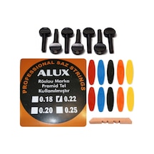 Alux 0.22 Pramid Abanoz Burgu Tezene Eşik 4'Lü Set