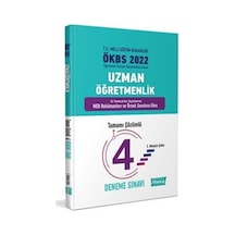 Uzman Öğretmenlik Tamamı Çözümlü 4 Deneme Sınavı / Hüseyin Şahin