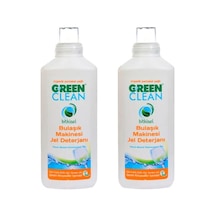 U Green Clean Organik Portakal Yağlı Bitkisel Jel Bulaşık Makinesi Deterjanı 2 x 1 L