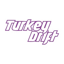 Turkey Drift Araba Sticker 17x17 Cm Mor