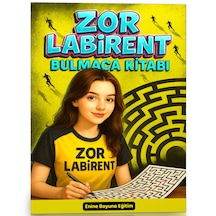 Zor Labirent Bulmaca Kitabı 70 Süper Labirent