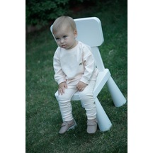 Atlasyael Atlas&yael %100 Organik Pamuk Gots Organik Belgeli Bebek Üst Sweatshirt - Somon