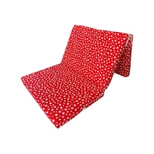 Vip Katlanır Yer Yatağı 8 Cm Kalın Sünger Yatak 80x180x8 Cm-kırmızı Yıldız