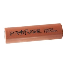 Profuse 1500 mAh 3.7 V Başsız 18650 Li-Ion Şarj Edilebilir Pil