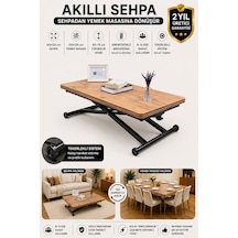Home Üst Tabla Mdf Efesçam Oval Köşe Alt Ayak Siyah