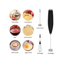 Ulzyvf Yumurta Yüksek Ultra Süt Siyah Siyah Mikseri Köpürtücü Kahve İçin İçecek Hızlı Hızlı Güçlü Elektrikli El Değnek Çırpıcı Au Siyah