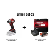 Einhell Set-29 TP-CI 18/250-c Li Bl - Solo Akülü Darbeli Vidalama + Einhell 18v 2.5AH Pxc Starter Kit Akü & Şarj Cihazı