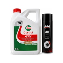 Castrol Gtx Motor Yağı 20w-50 Lpg 4 L + Balata Spreyi 500 ML