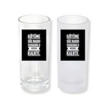 Komik Sözlü Buzlu Ya Da Buzsuz Seçenekleriyle Rakı Bardağı 004