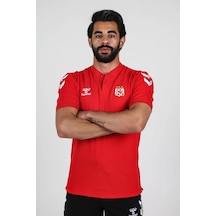 Hummel Armin Pamuklu Bebe Yaka Tişört Kırmızı Sivasspor