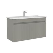 Orka Tivoli 100 Cm Mat Kaşmir Banyo Dolabı Alt Modül Lavabo Kaşmir