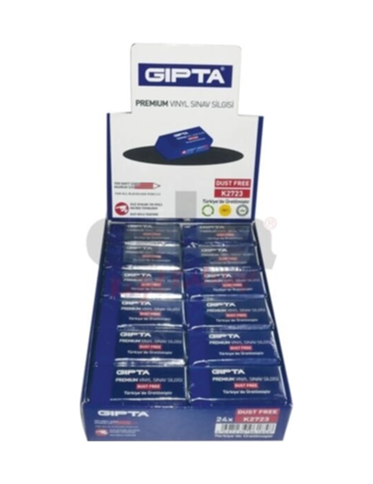 Silgi - Premium Sınav Silgisi Dust Free Mavi 4-k272300-5001 24 Lü