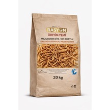 Un Kurtlu Organik Hayvansal Proteinli Üretim Yemi Büyük Taneli 20 Kg