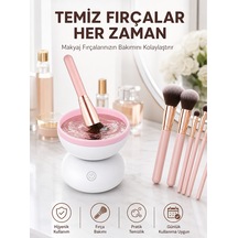 Usb Çalışan Otomatik Kozmetik Fırça Temizleme Makinesi Yeni Nesil - Lisinya
