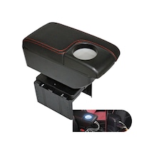 Carub Kolçak Üniversal Ayarlı Bardaklıklı 5 Usb Li Siyah Br4705724