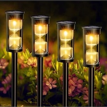 Ganzhoushop Solar Mekan Lamba, Güneş Enerjili Dış Bahçe Aydınlatma, Adet 4 Ub - Dayanıklı Ve Şık Tasarım 1 Adetli Set