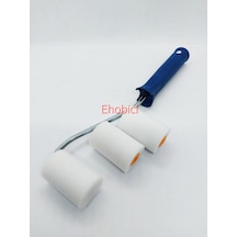 Sünger Rulo Fırça 5cm Mavi +2 Yedek Sünger