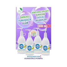 %100 Doğal Bitkisel Elde Bulaşık Deterjanı 4 X 1000 Ml