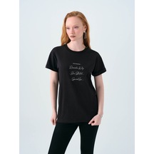 Loft Siyah Kadın T-shirt Lf2040258 SIYAH