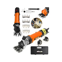 Pro Müller 9600 W Çift Kartlı Motor Korumalı Metal Şanzıman Koyun Keçi Kırkım Makinesi Compact Hız Ayarlı