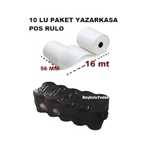 Yazar Kasa Pos Rulo, 56 Mm X 16 M, 10'lu Paket