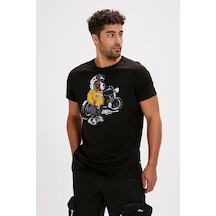 Bad Bear Fave Erkek T-shirt-28345-siyah Siyah
