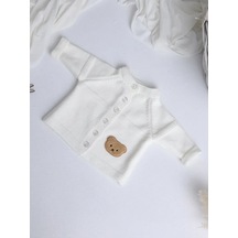 Zaan Brand Çocuk Düğmeli Kardigan 466521118 Sütlü