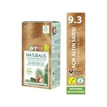 Nevacolor Naturalis Vegan Amonyaksız Açık Altın Sarısı 9.3 Kalıcı Krem Saç Boyası Seti