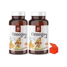 Ncs Omega3 Balık Yağı Portakal Aromalı 2 x 102 Softgel + Hap Kutusu