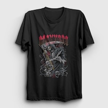 Presmono Unisex Fest Mayhem T-shirt Siyah