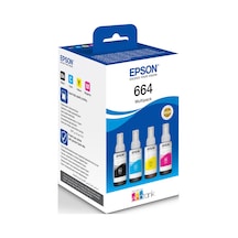 Epson 664 EcoTank C13T66464A 4 Renkli Çoklu Paket