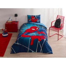 Spiderman Rise Tek Kişilik Pamuk Nevresim Takımı Çok renkli